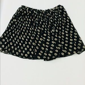 Daisy Print Mini Skirt